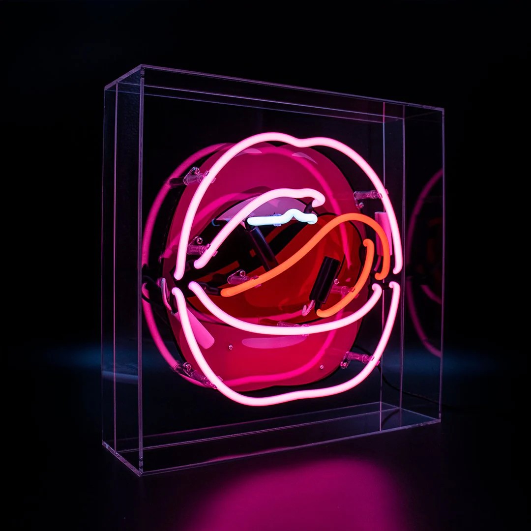 Lightbox Neon Hot Lips