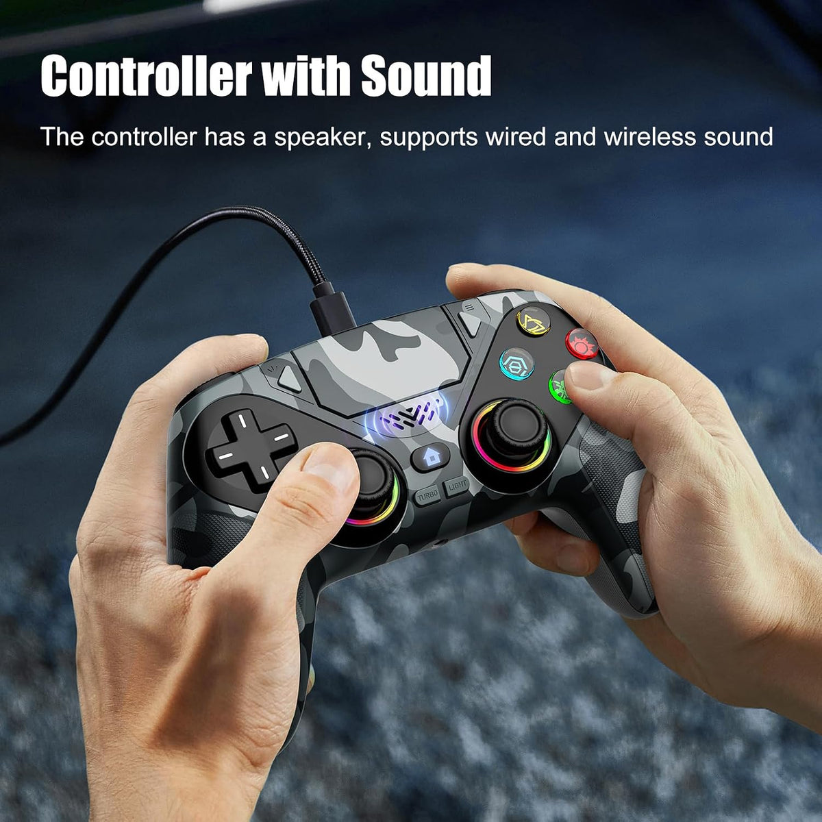 DINOSOO Wireless PS5/PC Controller