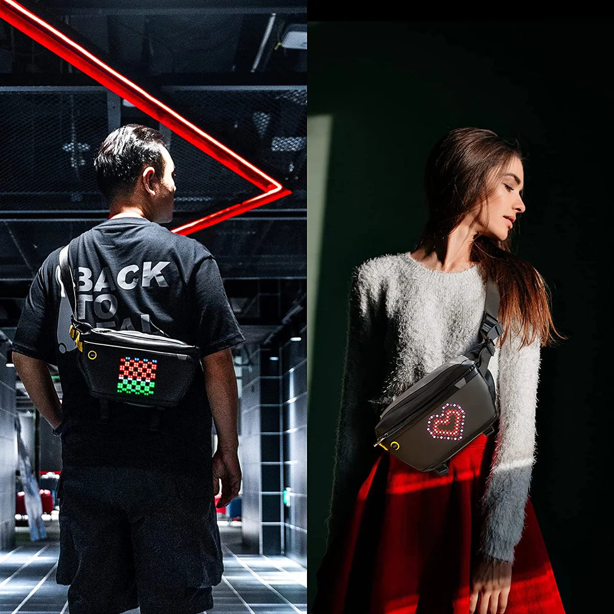 Divoom Shoulder Bag Pixel Art LED Daypack