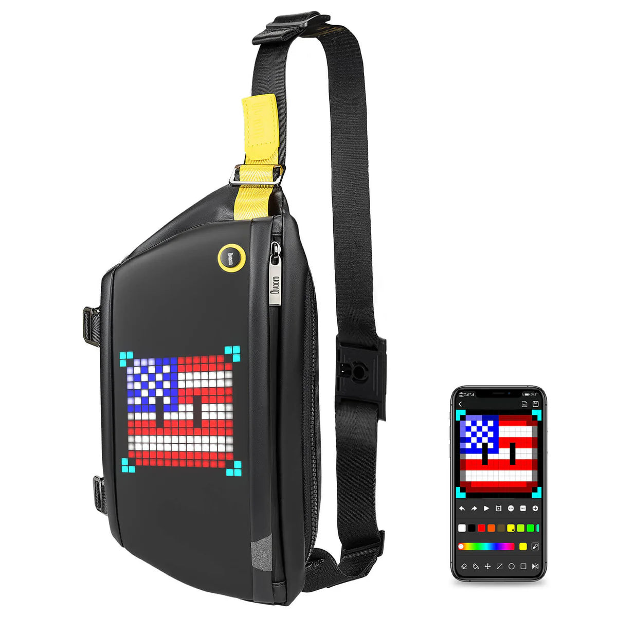 Divoom Shoulder Bag Pixel Art LED Daypack