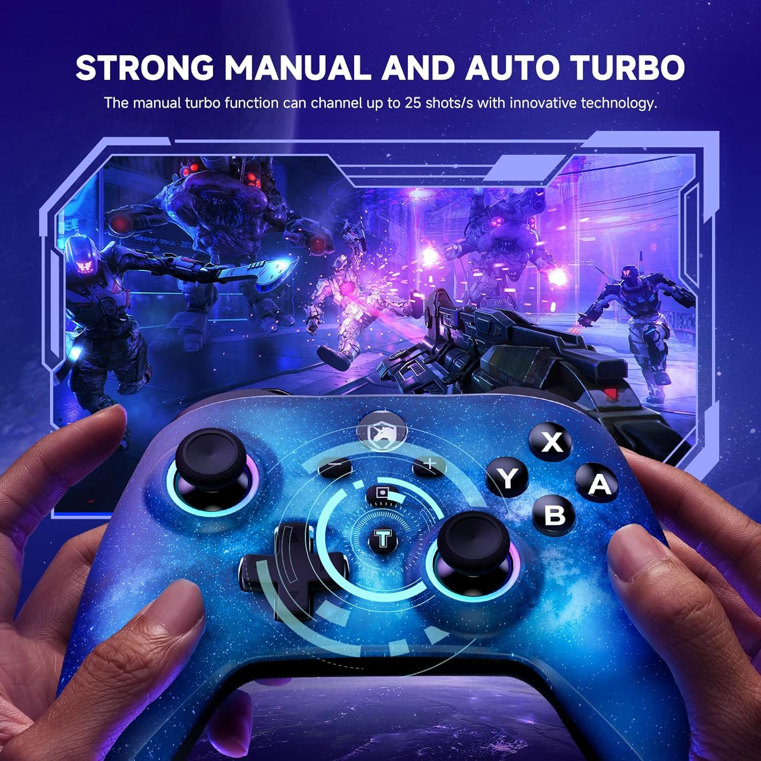 ECHTPower Nintendo Switch Pro Wireless Controller