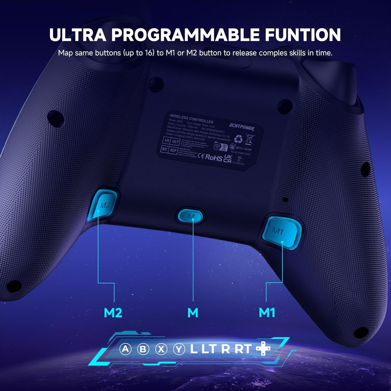 ECHTPower Nintendo Switch Pro Wireless Controller