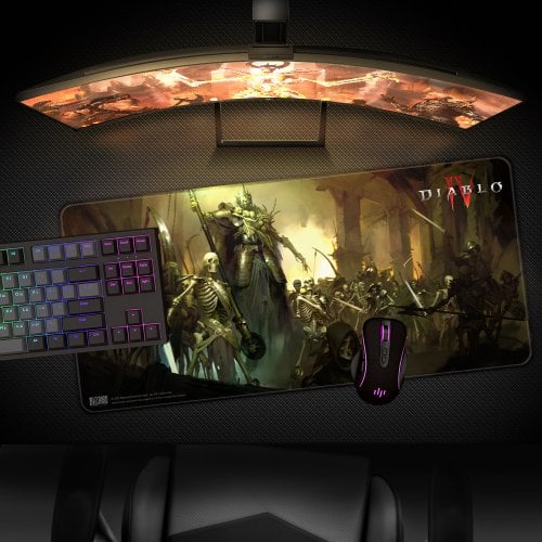 Dark Project "Skeleton King" Mousepad, Diablo IV, XL