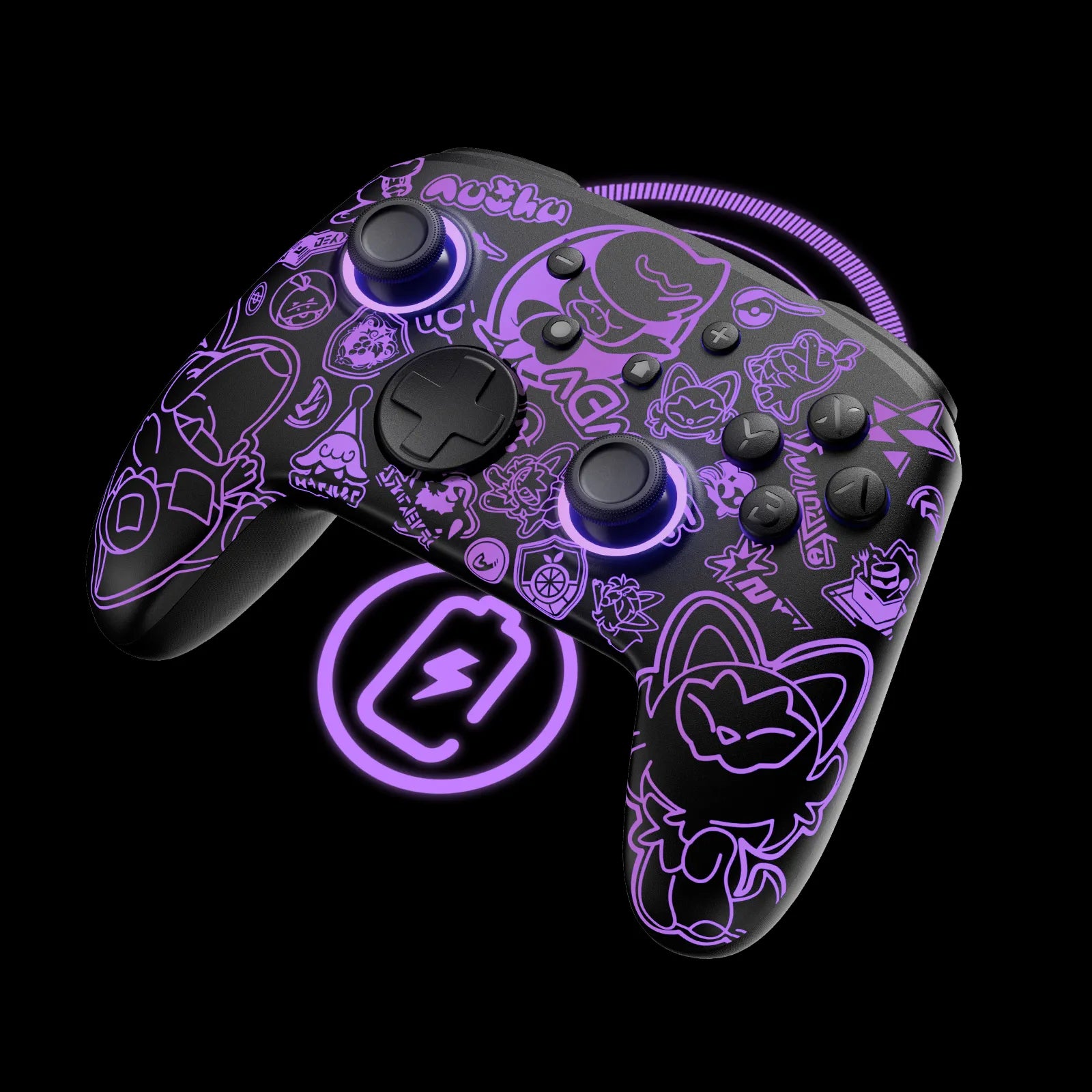 FUNLAB Firefly Pro Wireless Nintendo Switch Controller - Scarlet & Violet