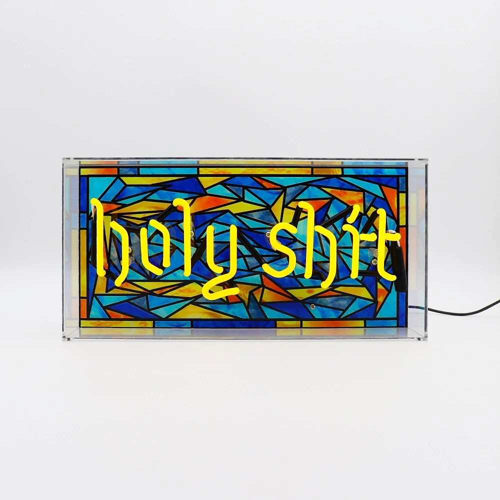 Lightbox Colorful "Holy Shit"