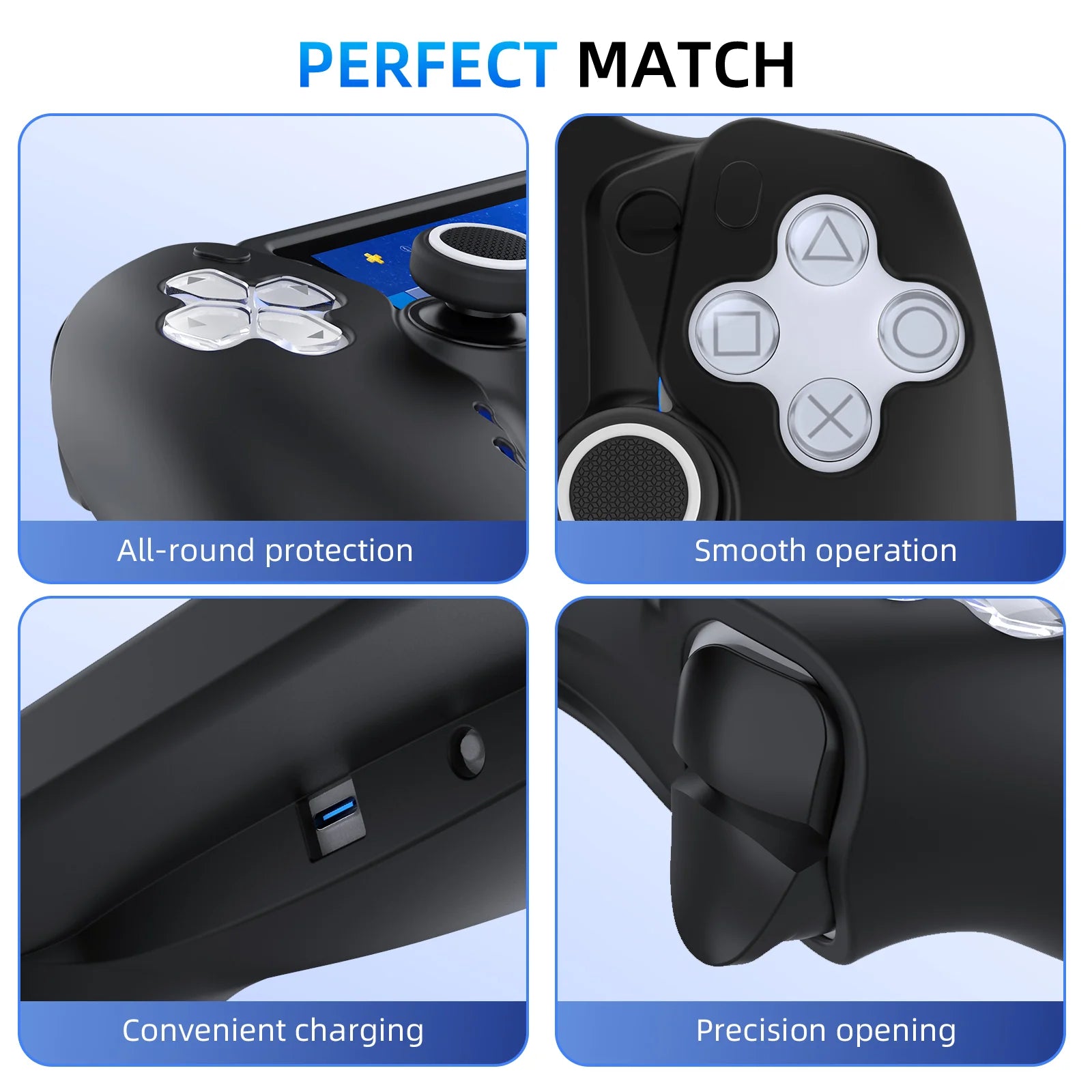 IINE Playstation Portal Silicone Skin (Black)