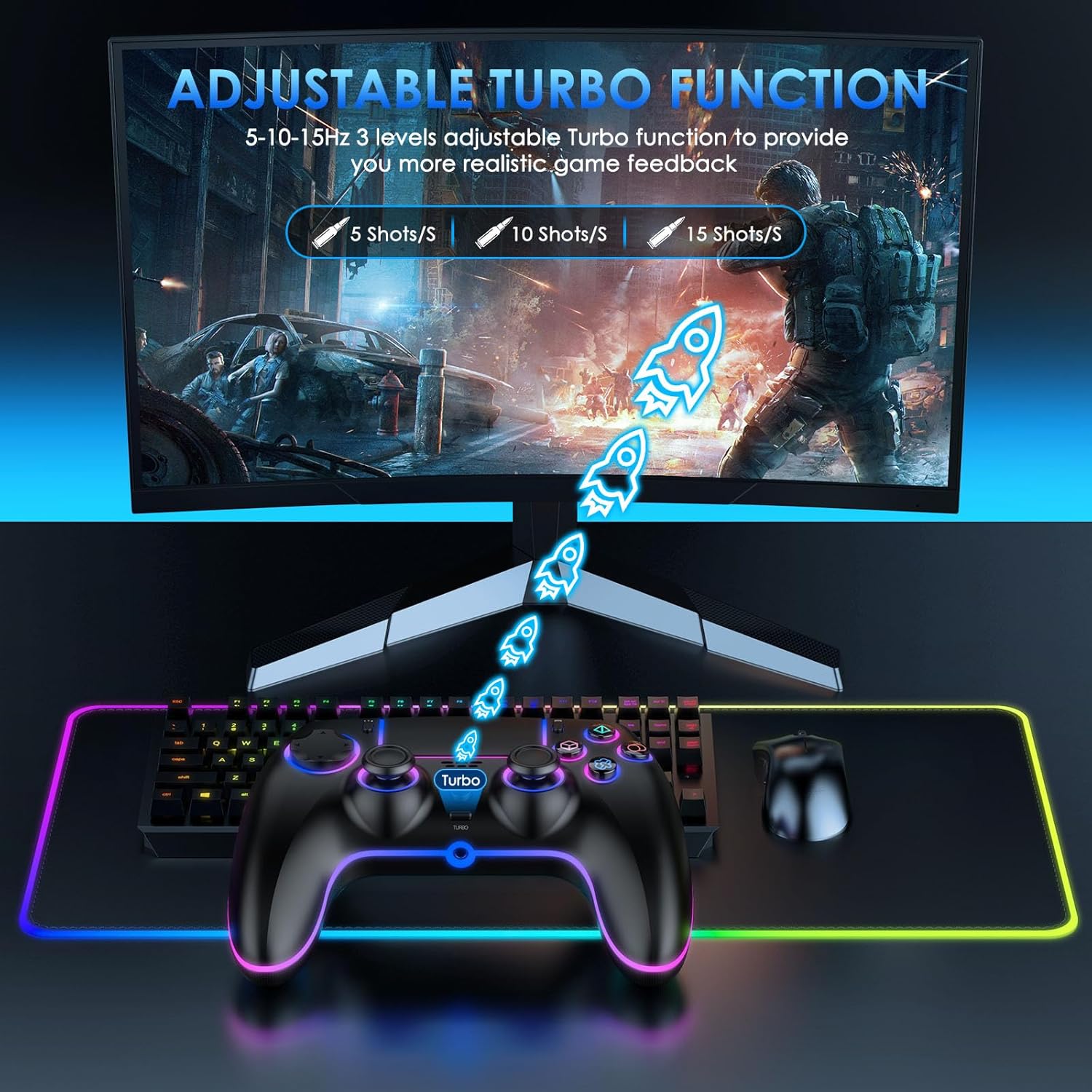 JORREP Wireless PS5/PC Controller