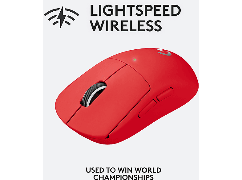 Logitech Gaming Mouse Pro X Superlight Red