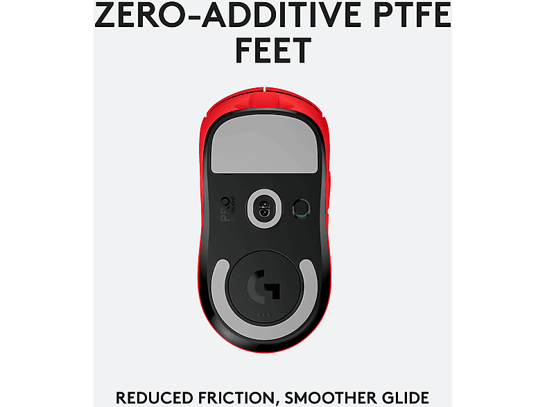 Logitech Gaming Mouse Pro X Superlight Red