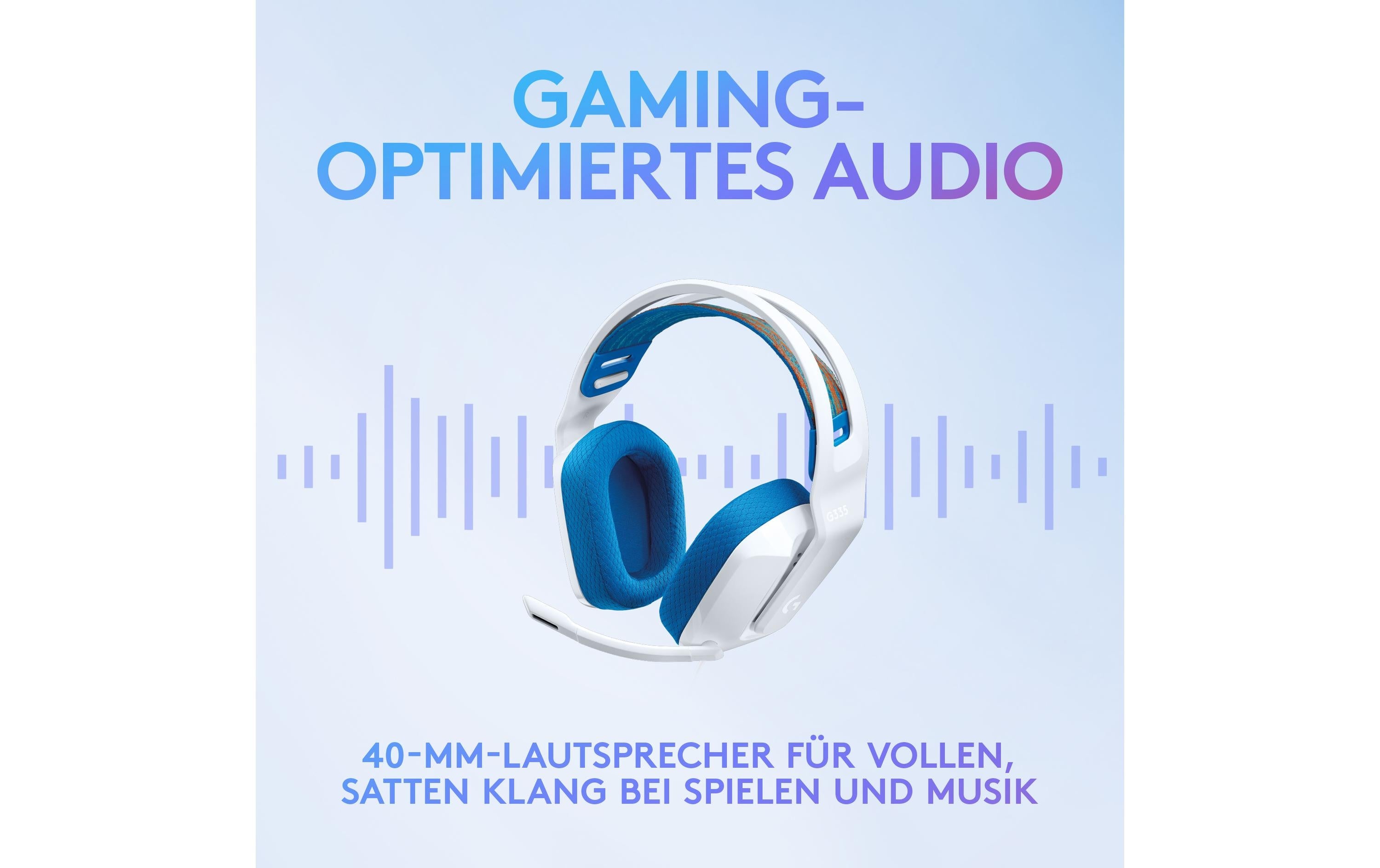 Logitech gaming headset G335 white