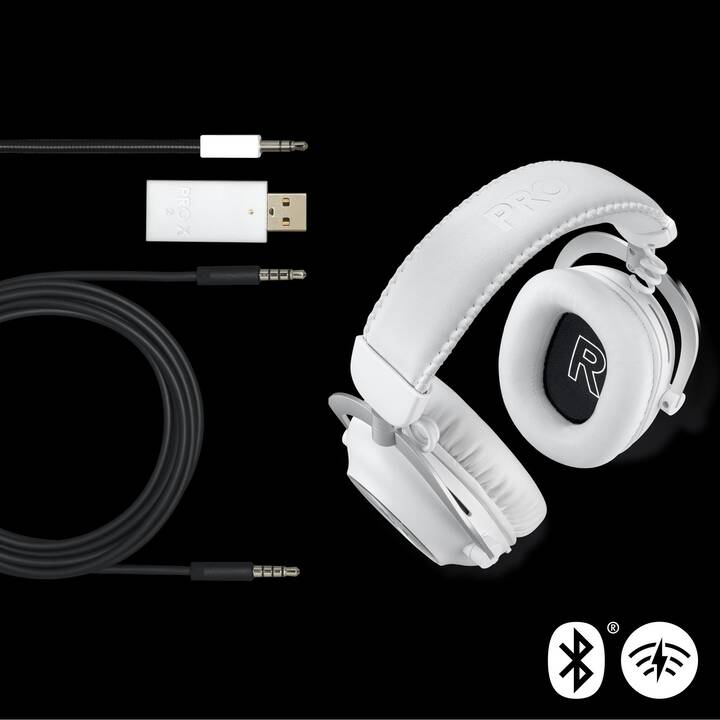 Logitech Gaming Headset G Pro X 2 Lightspeed Wireless White