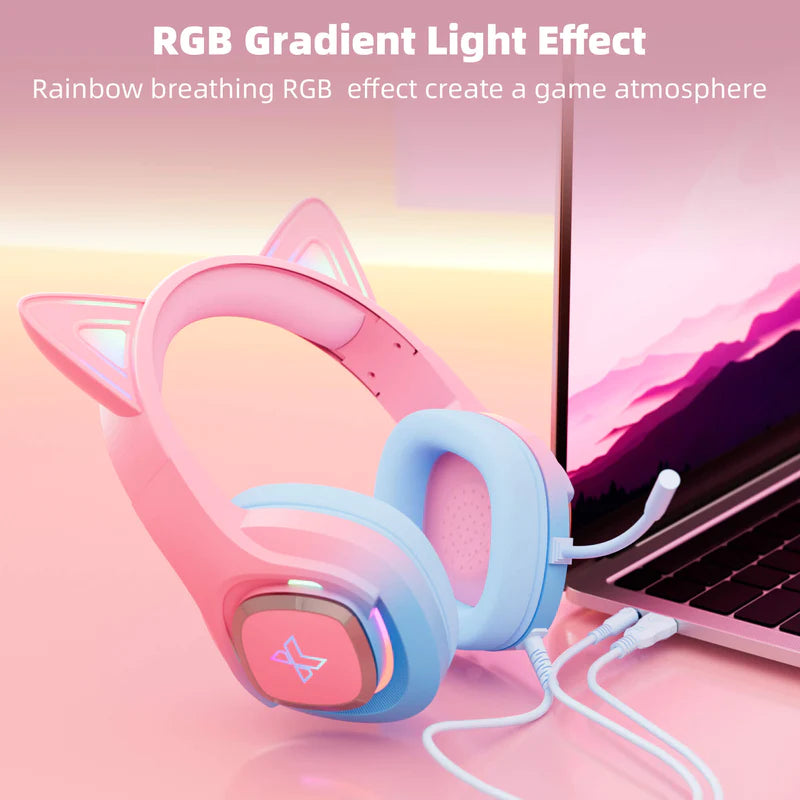 Mytrix Cat Ear Pink Gaming Headset