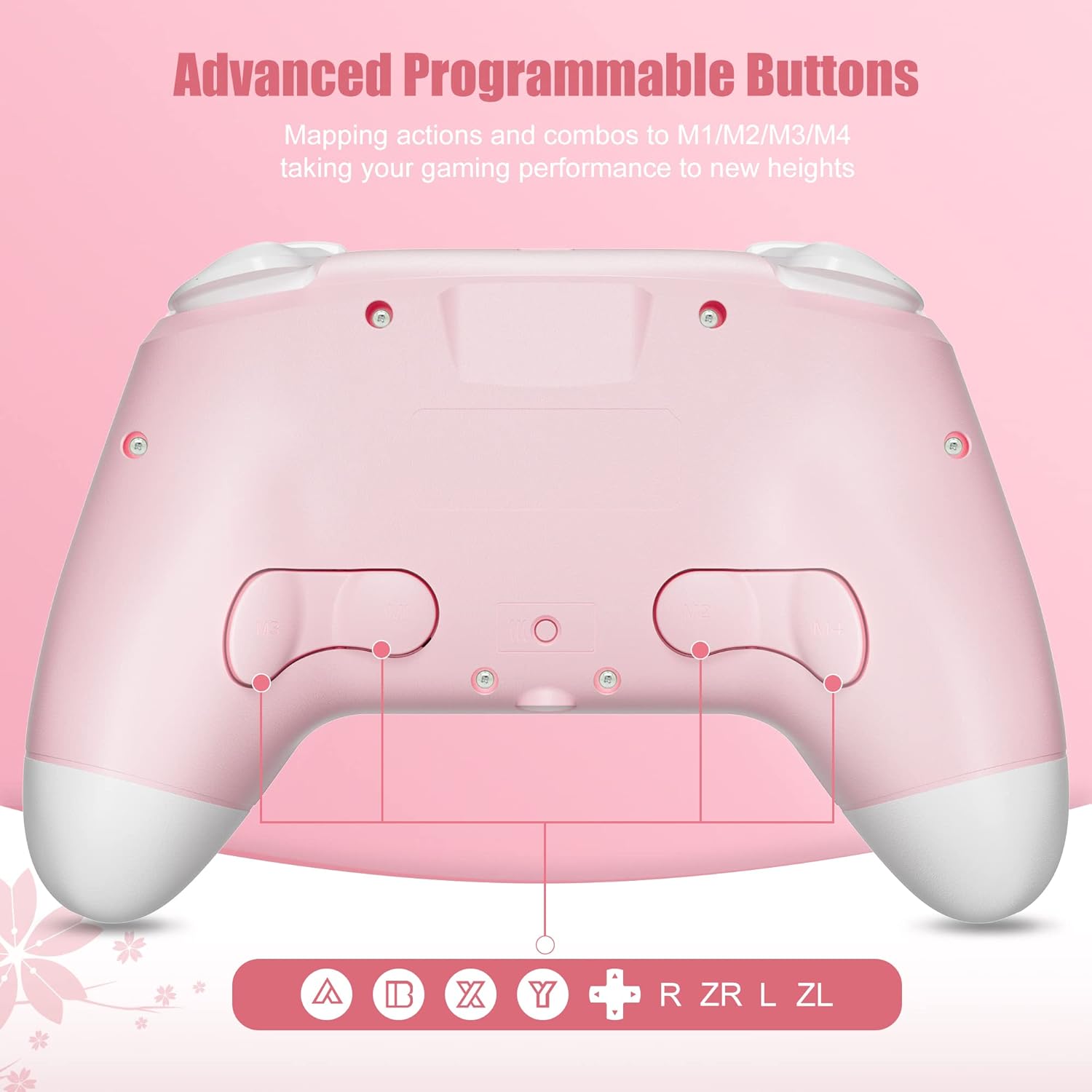 Mytrix Sakura Pink Cherry Wireless Nintendo Switch Pro Controller