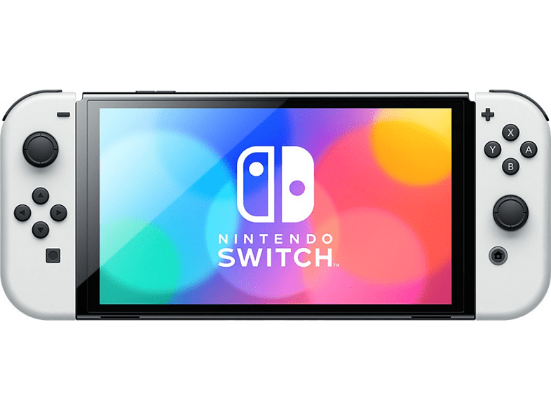 Nintendo Switch Console OLED - Neon White/Black