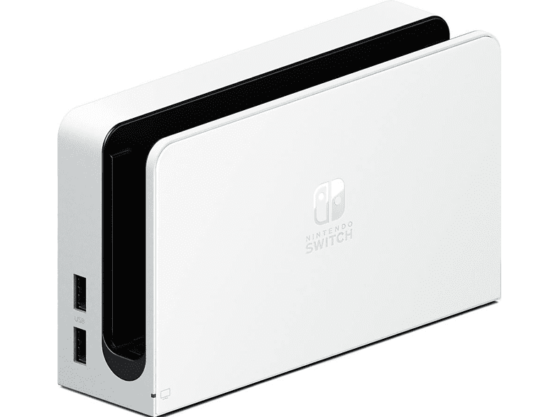 Nintendo Switch Console OLED - Neon White/Black