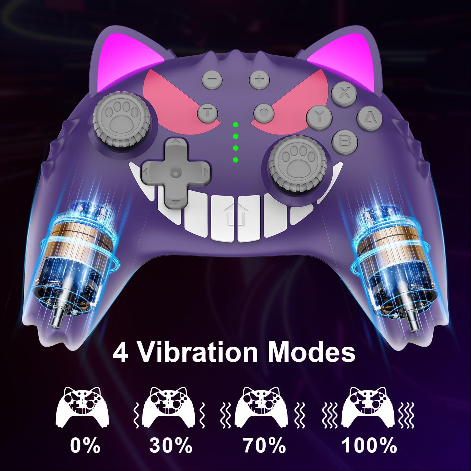 PowerLead "Purple Devil" Wireless Nintendo Switch Pro Controller
