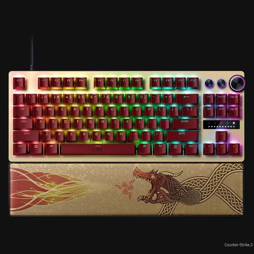 Razer Huntsman V3 Pro Tenkeyless Gaming Tastatur - Counter-Strike 2 Edition