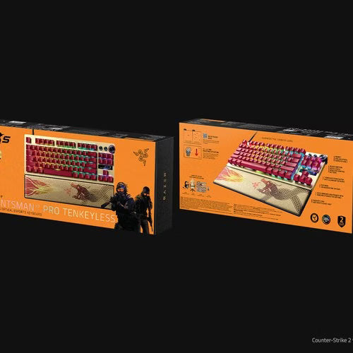 Razer Huntsman V3 Pro Tenkeyless Gaming Tastatur - Counter-Strike 2 Edition