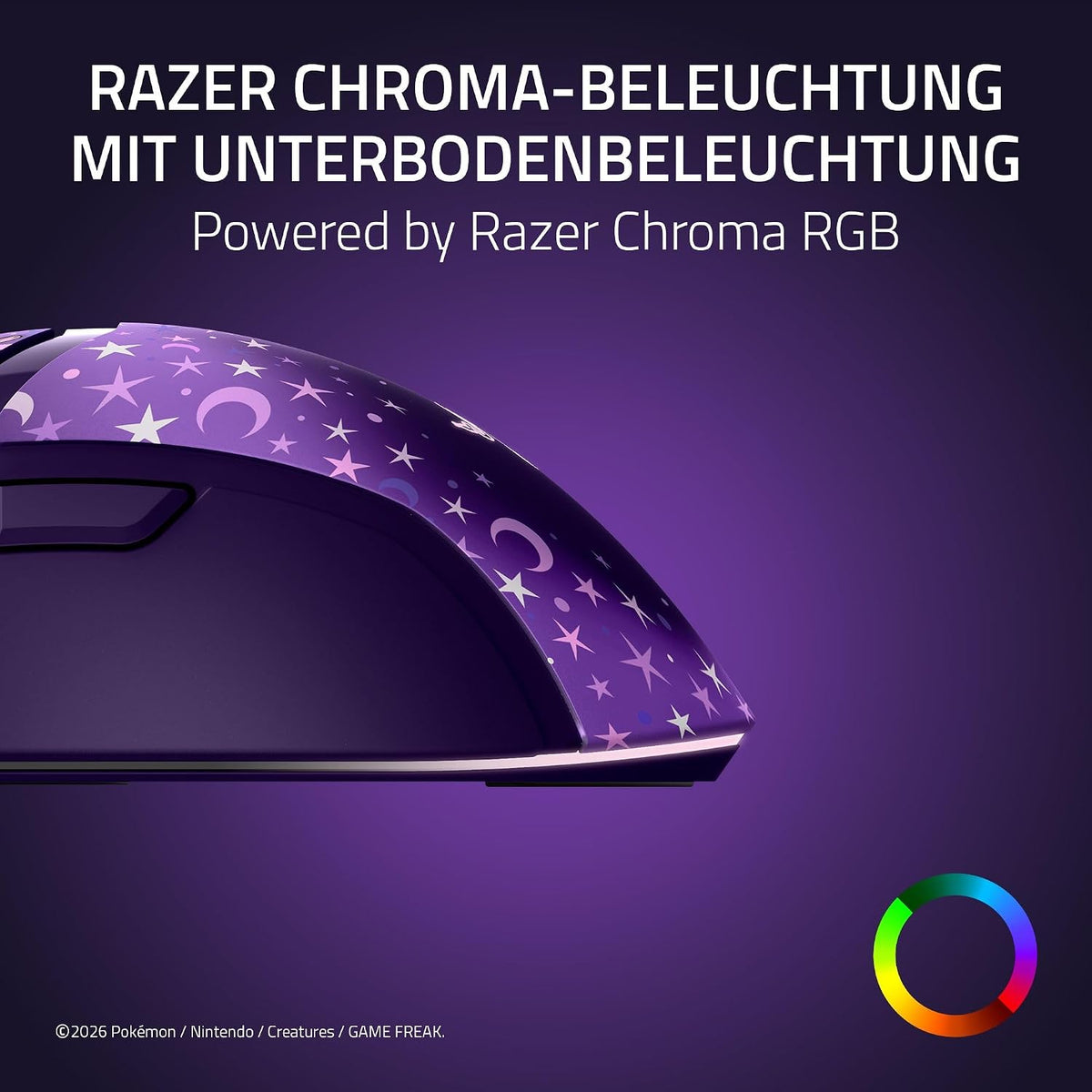 Razer Cobra Gaming-Maus Pokémon Edition Lila