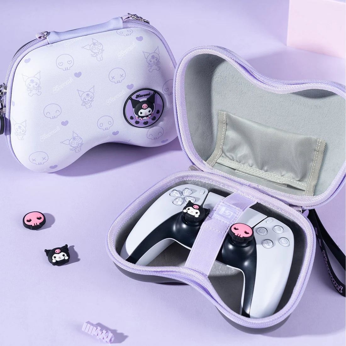 GeekShare Sanrio "Kuromi" Carrying Case for Gaming Controllers