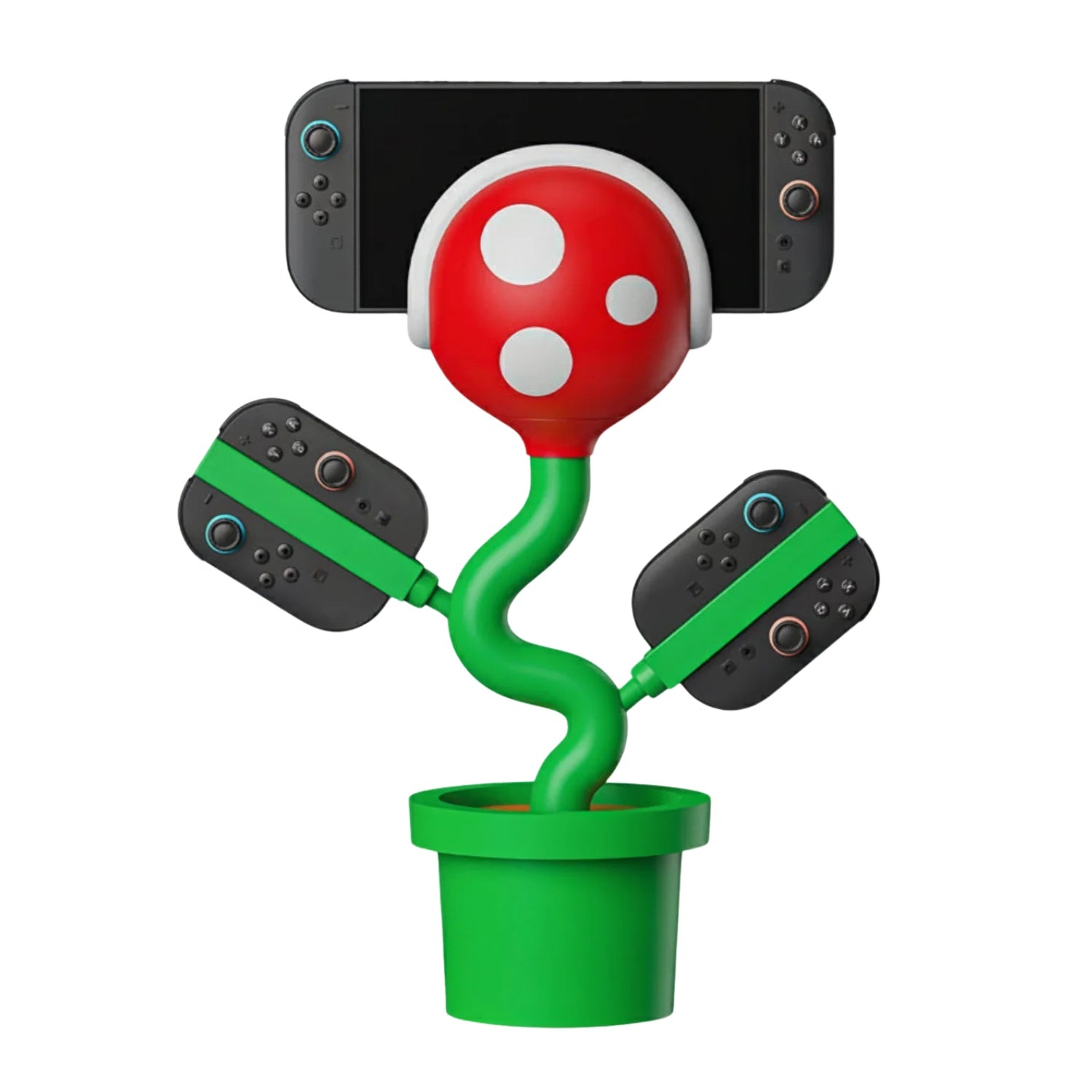 FUNLAB Plantdock 2 Switch Docking Station mit Joy-Con Charger - Piranha
