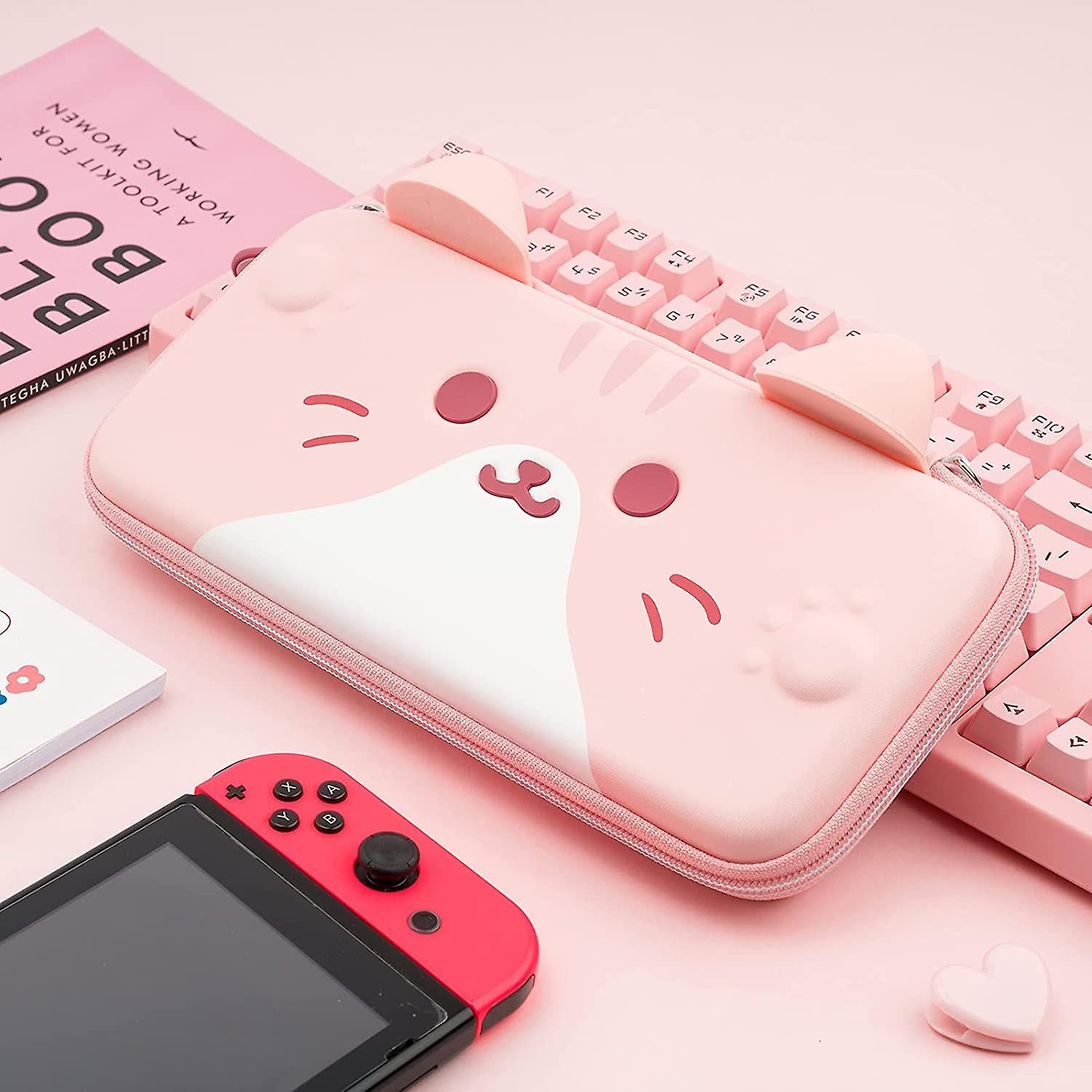 GeekShare "Cat Ears" carrying case for Switch&OLED