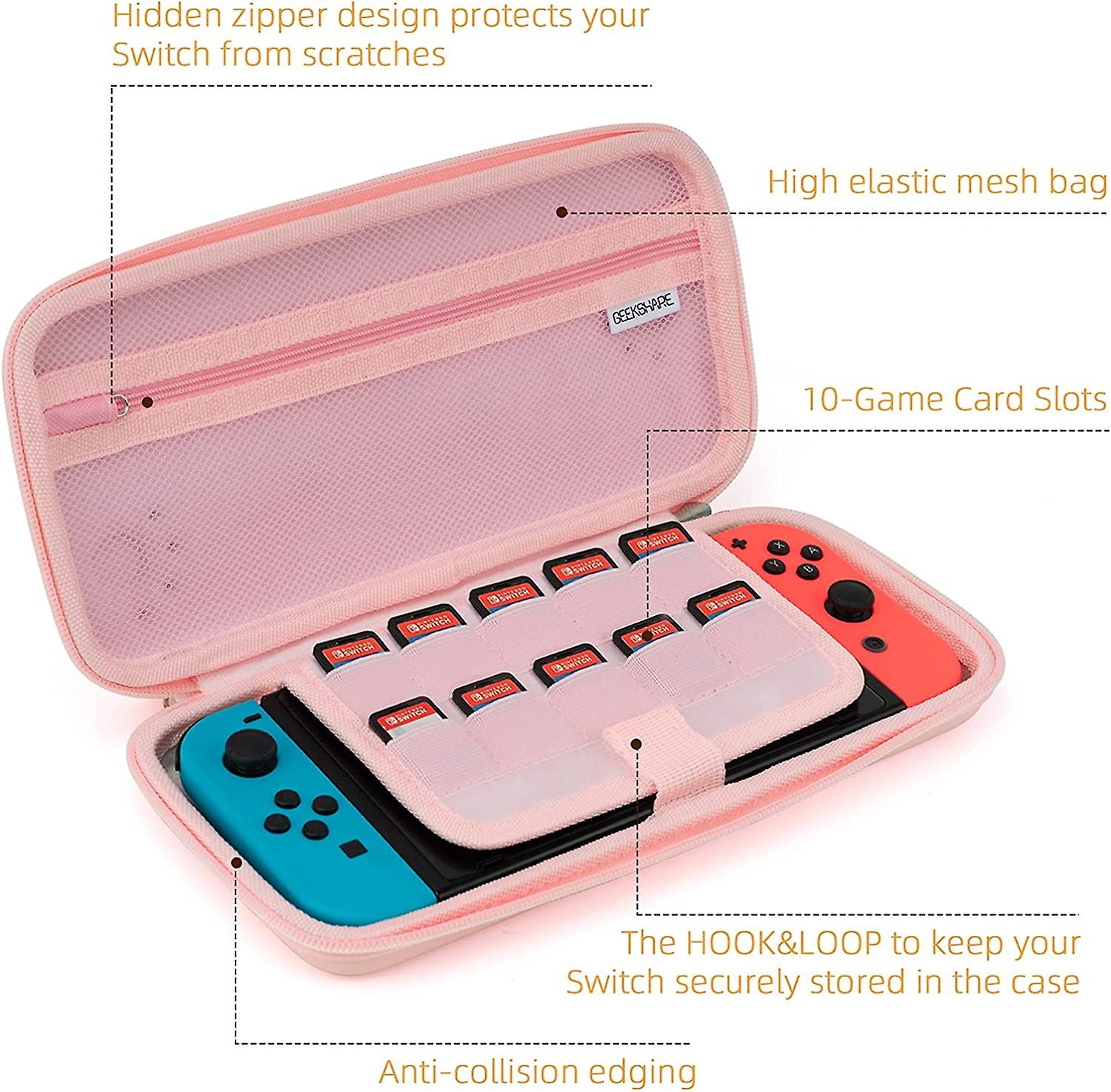GeekShare "Cat Ears" carrying case for Switch&OLED