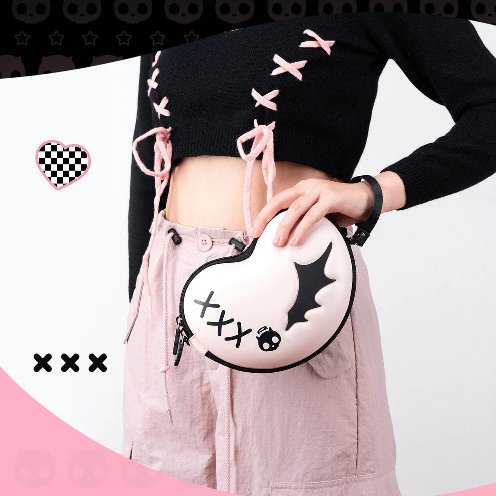 GeekShare "Pink Skull" Carrying Case for Gaming Controllers