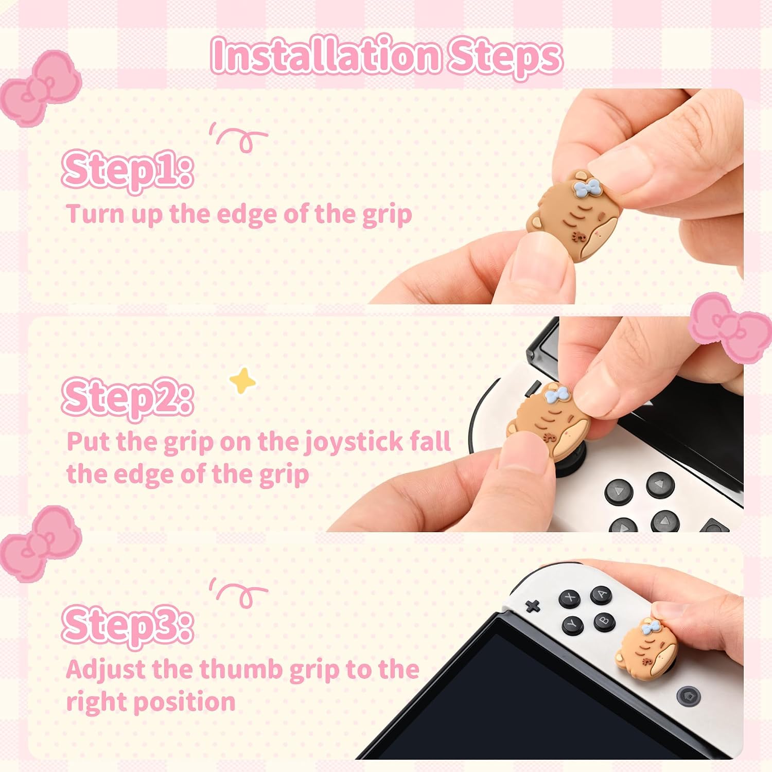 GeekShare "Mikko" Thumb Grips (Nintendo Switch, OLED, Lite)