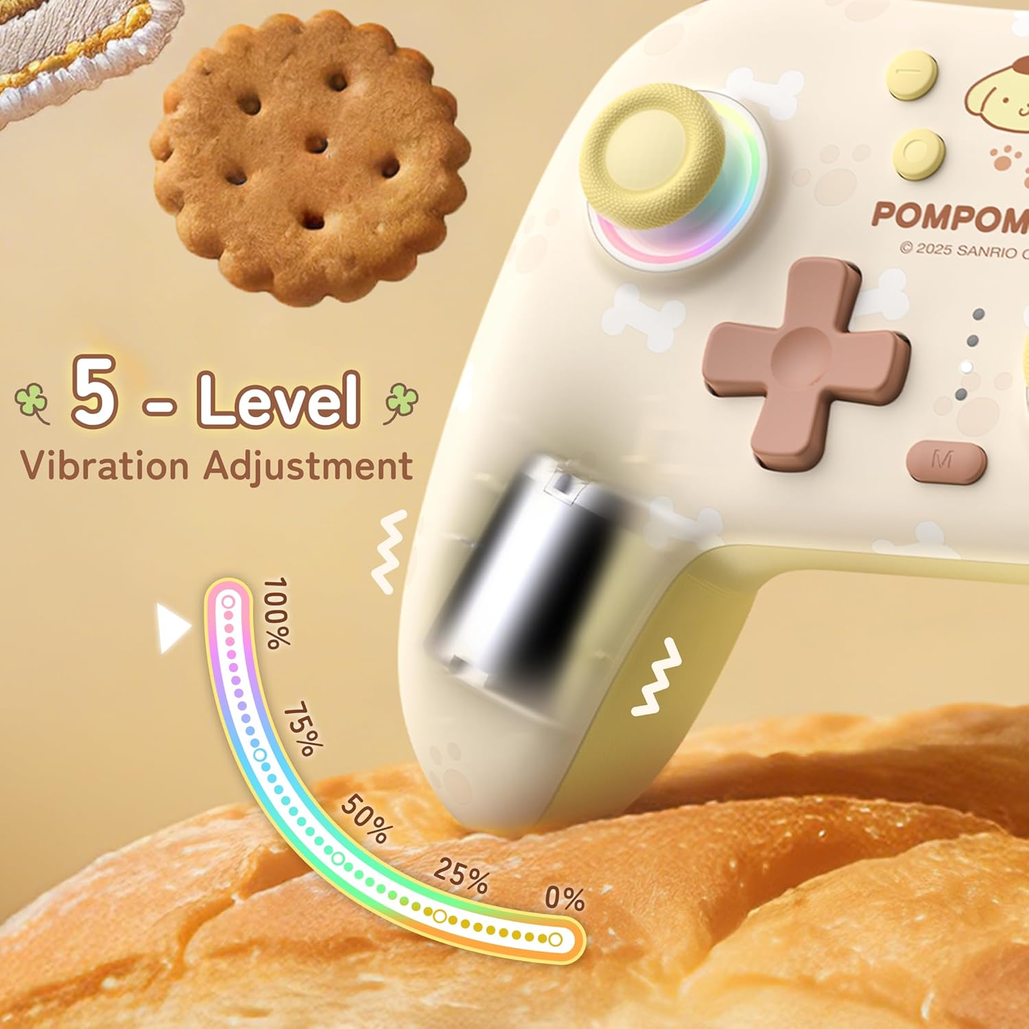 Geekshare Pompompurin Wireless Nintendo Controller