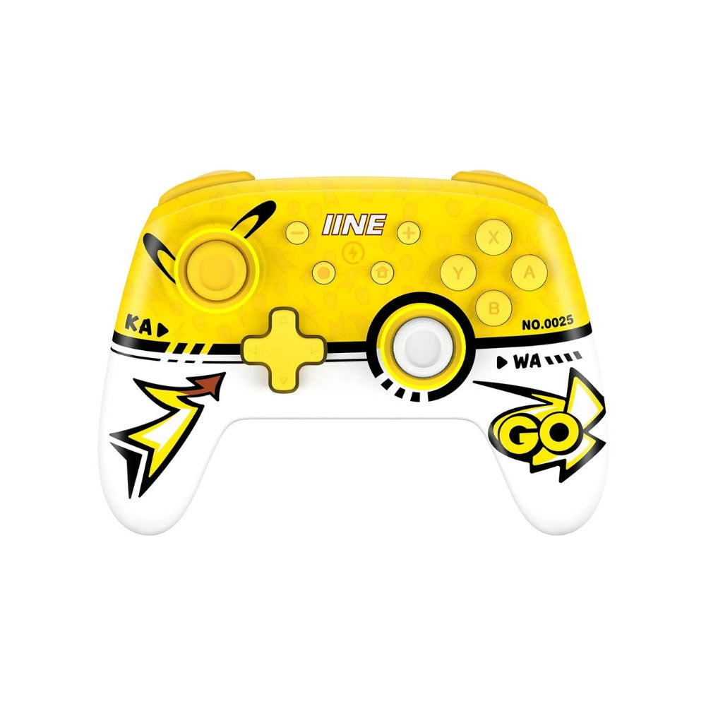 IINE Wireless Pro Controller for Nintendo Switch Pikachu Yellow