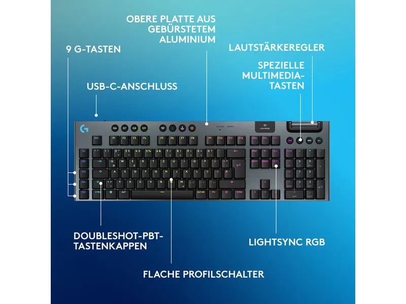 Logitech Gaming-Tastatur G915 X Lightspeed