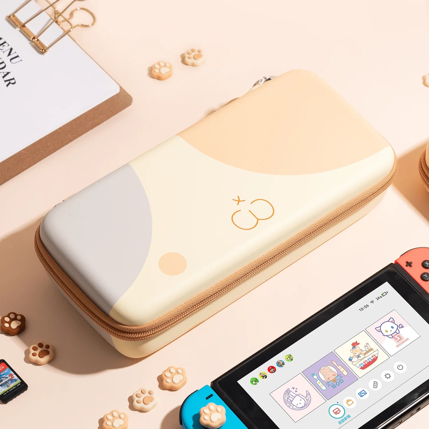 GeekShare Calico Cat Transporttasche für Switch 2