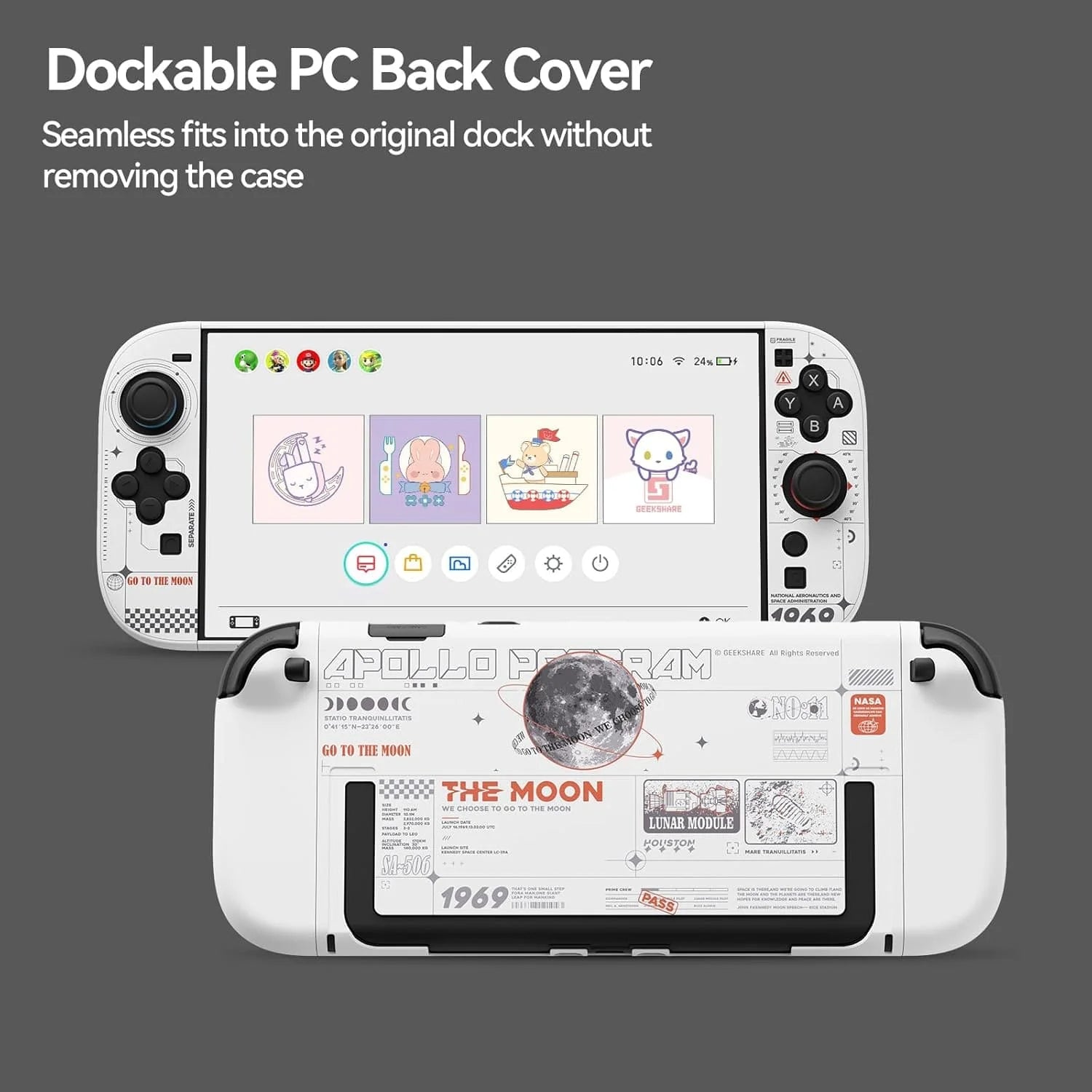 GeekShare "Moon Landing" Nintendo Switch 2 Schutzhülle