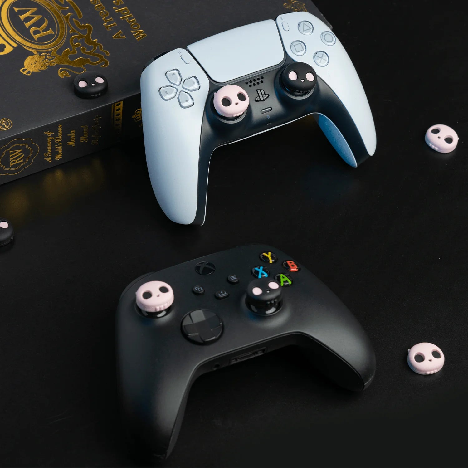 GeekShare "Pink Skull" Thumb Grips (PS5)