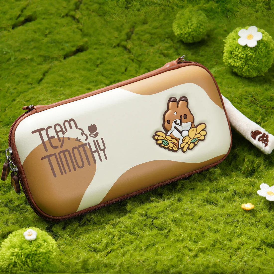 Étui de transport GeekShare « TEAM TIMOTHY » pour Switch et OLED