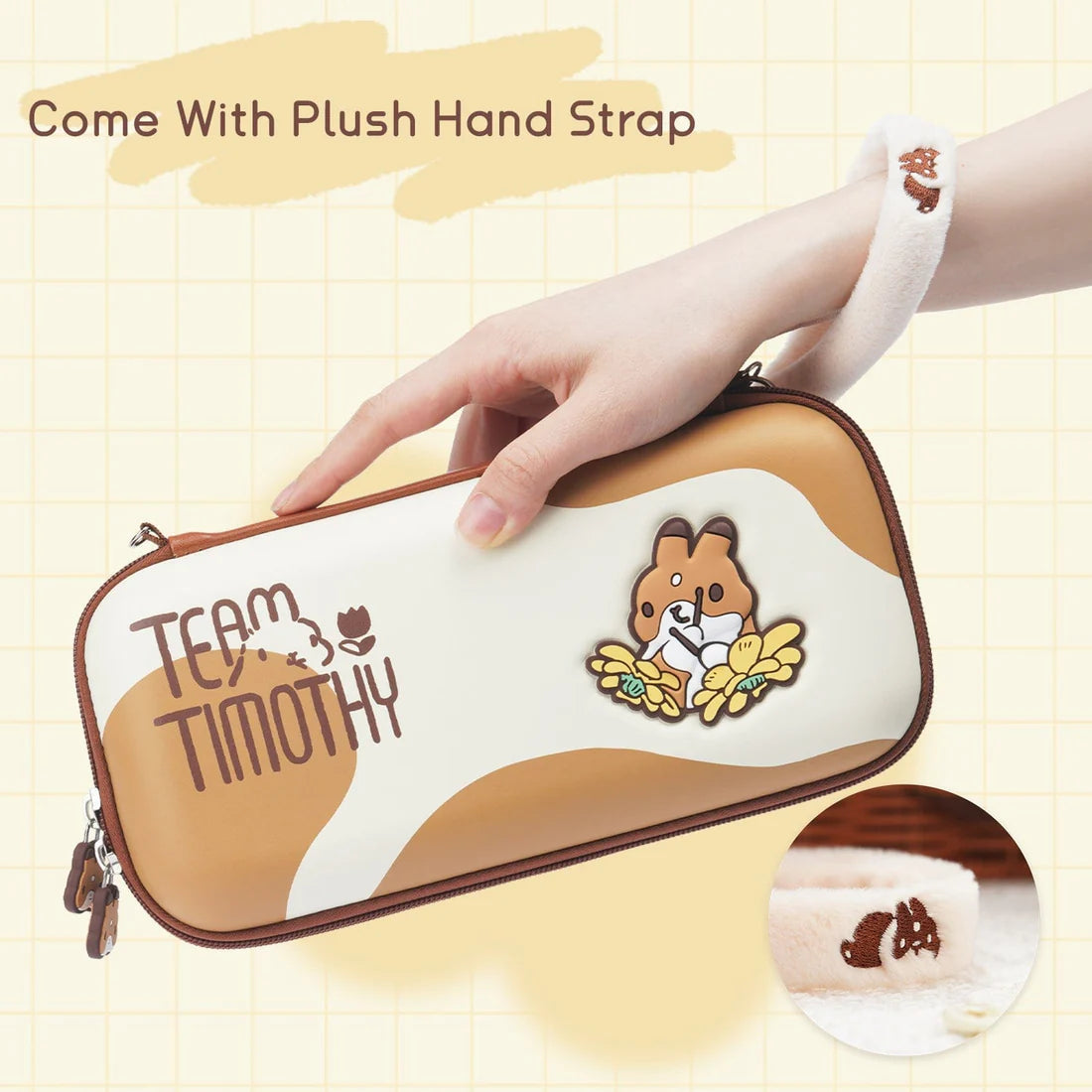 Étui de transport GeekShare « TEAM TIMOTHY » pour Switch et OLED