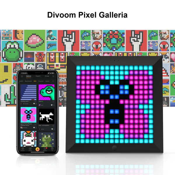 Divoom Pixoo Pixel Art LED Display Gaming Room (16x16)