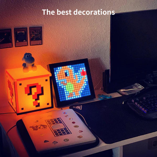 Divoom Pixoo Pixel Art LED Display Gaming Room (16x16)