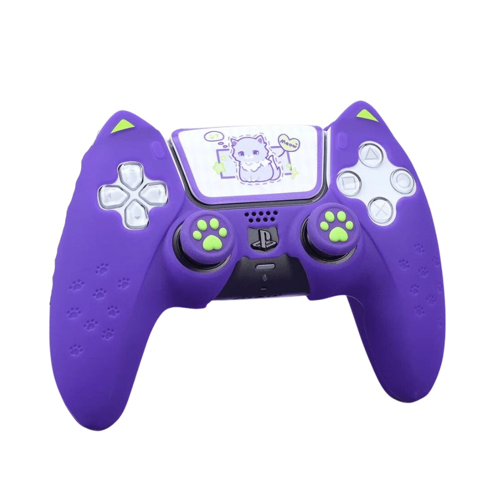 GeekShare "Catroller" PS5 Controller Skin (Purple)