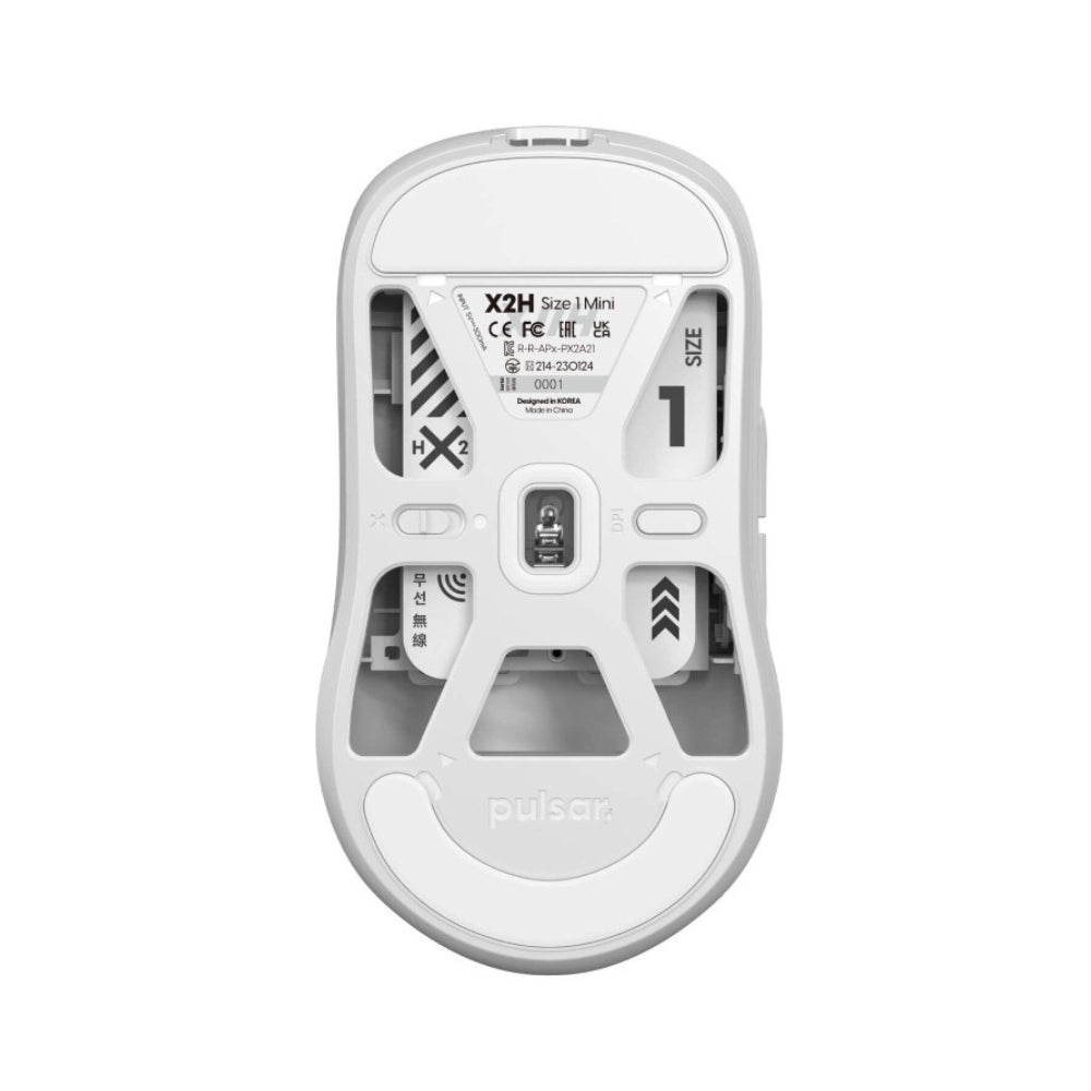 Pulsar X2H Gaming Mouse Mini White
