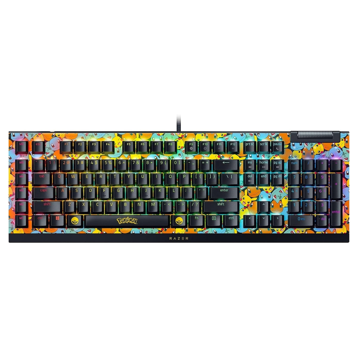 Razer BlackWidow V4 X Mechanische Gaming Tastatur Pokémon Edition