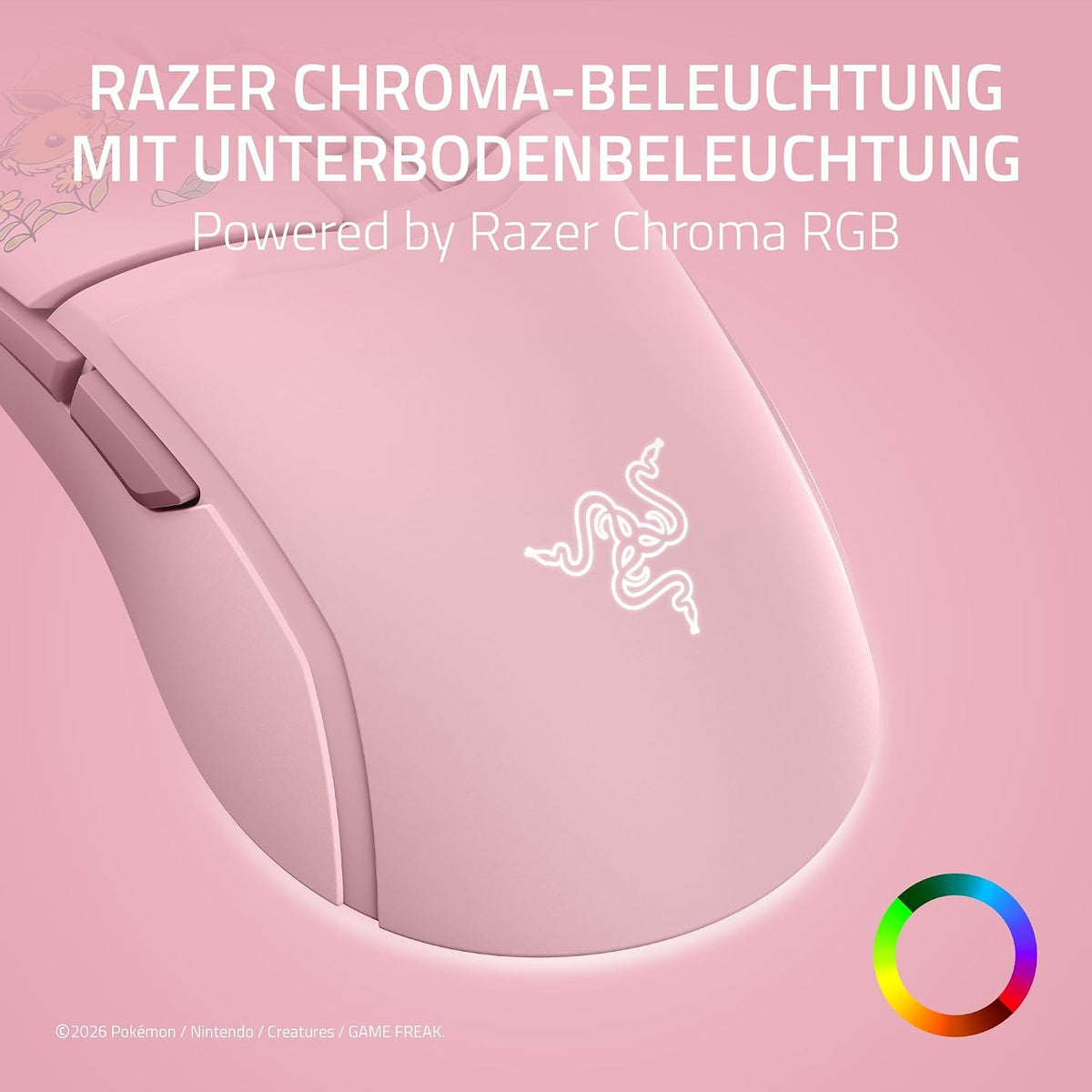 Razer Cobra Gaming-Maus Pokémon Edition Pink