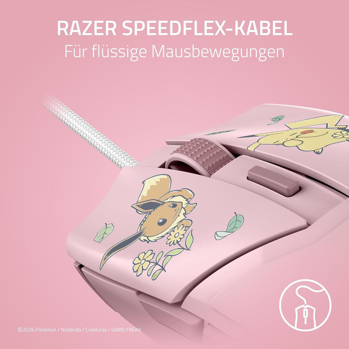 Razer Cobra Gaming-Maus Pokémon Edition Pink