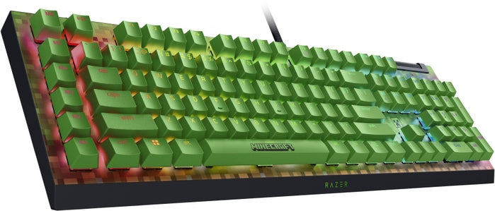 Razer BlackWidow V4 X Gaming Tastatur - Minecraft Edition