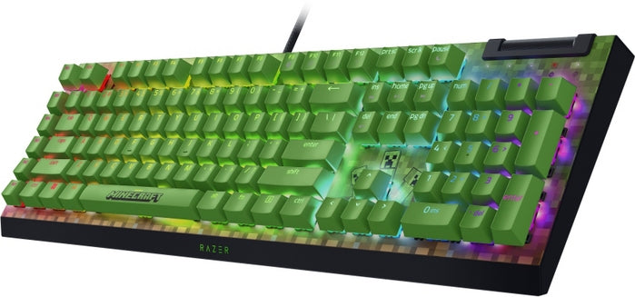 Razer BlackWidow V4 X Gaming Tastatur - Minecraft Edition