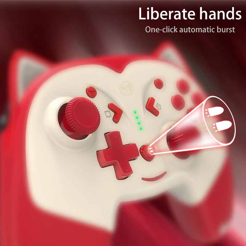 IINE Nintendo Switch Animal Controller Wireless (Red)