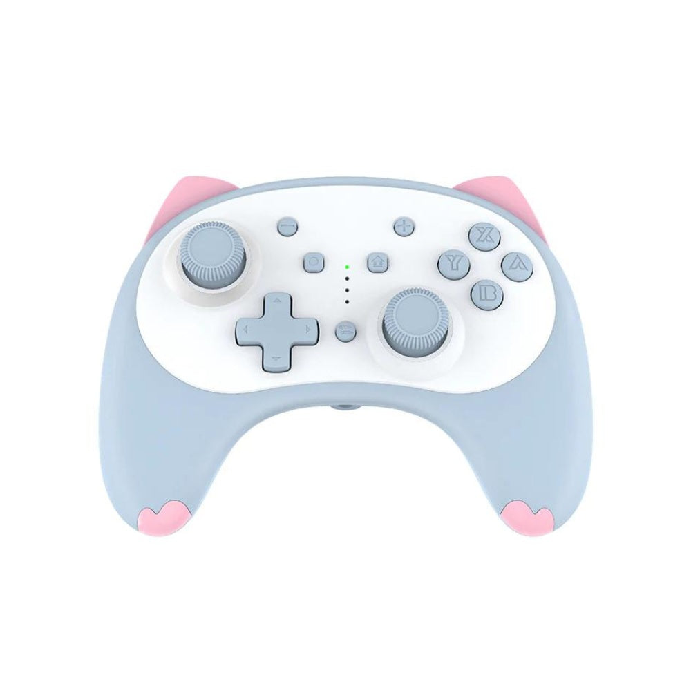 IINE Nintendo Switch Cartoon Kitten Controller Wireless (Blue)