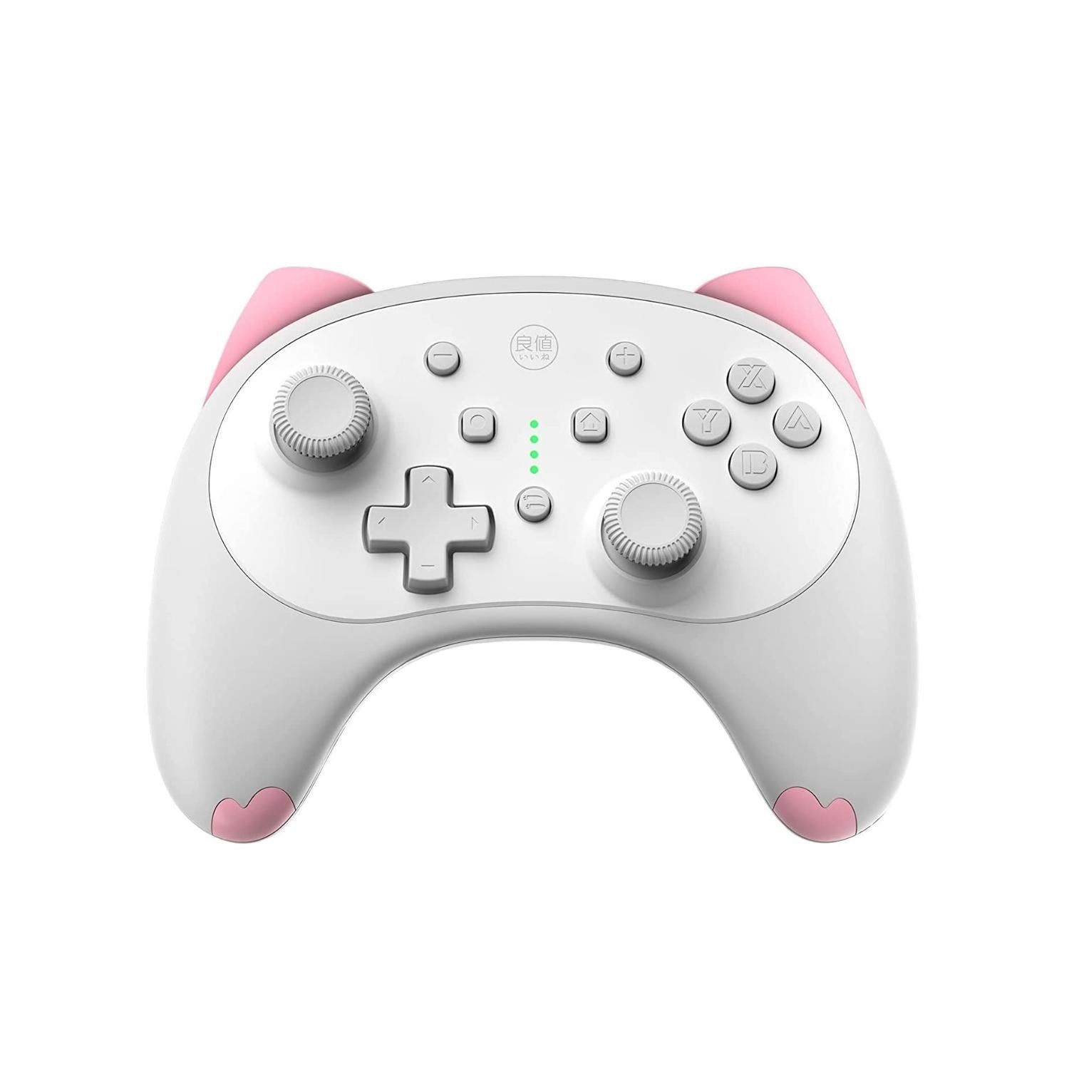 IINE Cartoon Kitten Wireless Controller for Nintendo Switch (Pink)