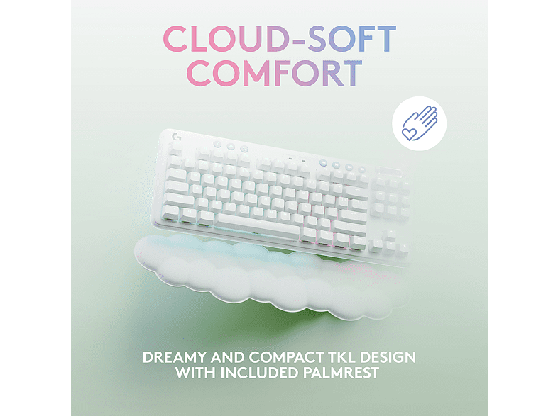 Logitech G715 gaming keyboard (CH) white